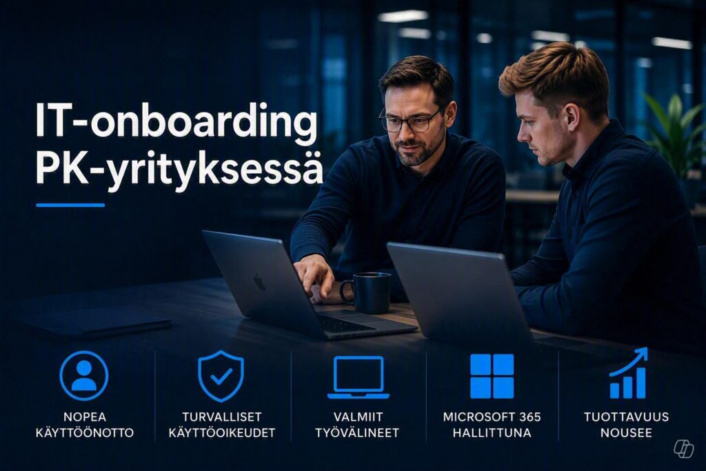 IT-onboarding PK-yrityksessä